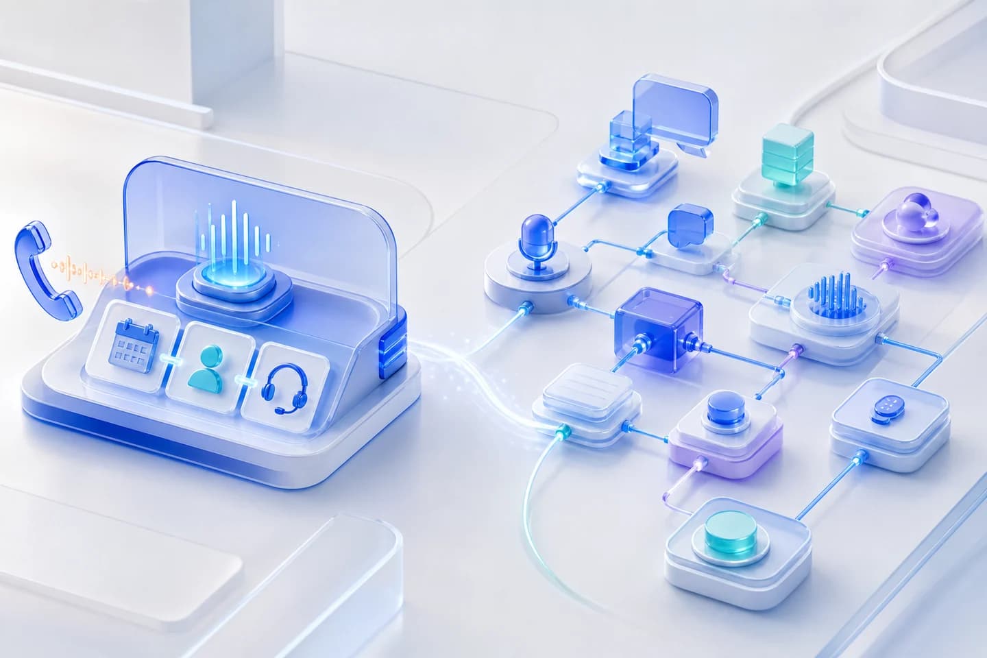 Übergabe eines laufenden Kundengesprächs von einem automatisierten System an ein Serviceteam